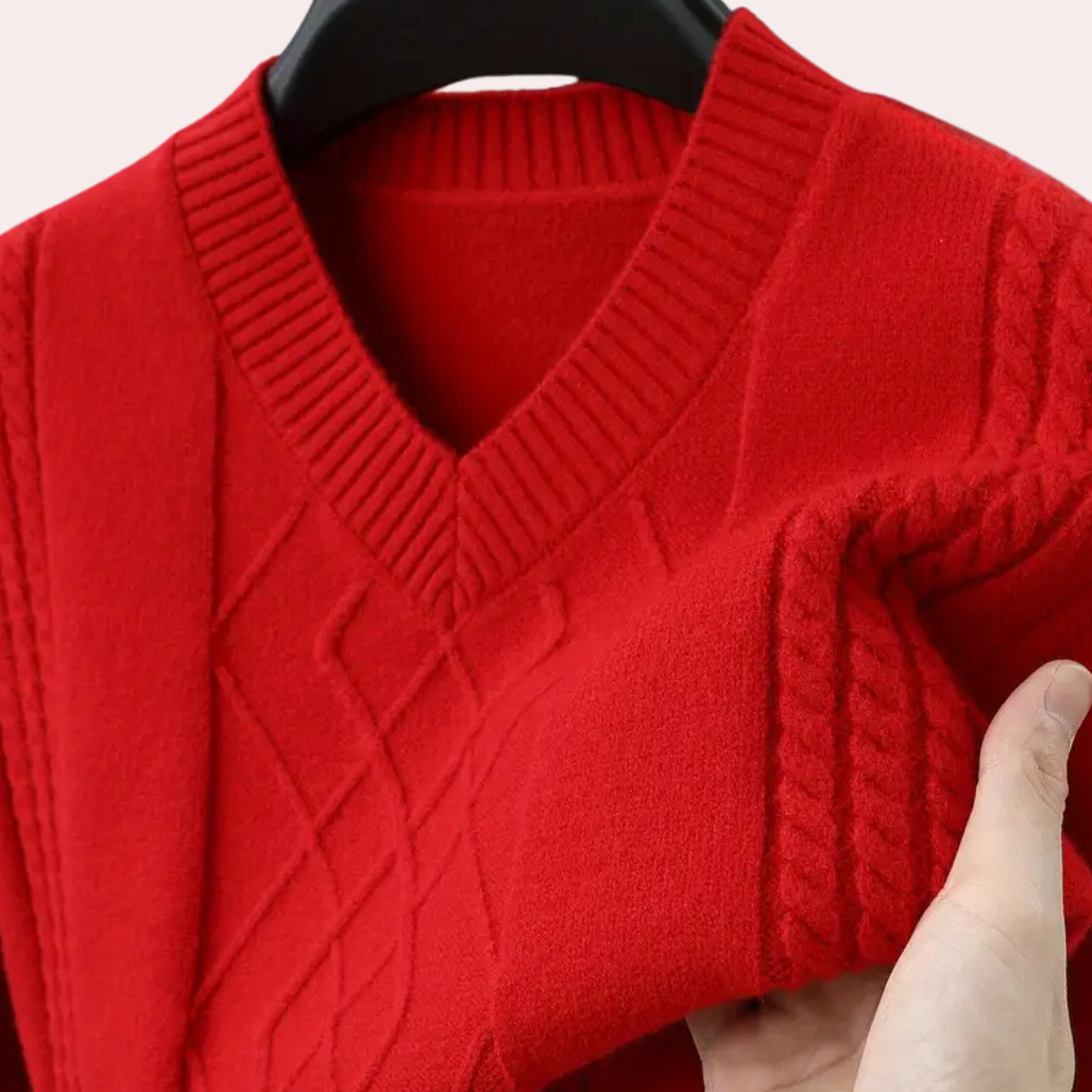 harrick - sofistikeret strikket sweater til mænd