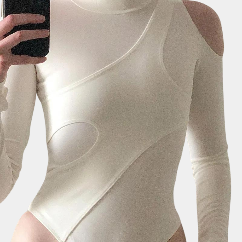 moderne langærmet bodysuit til kvinder