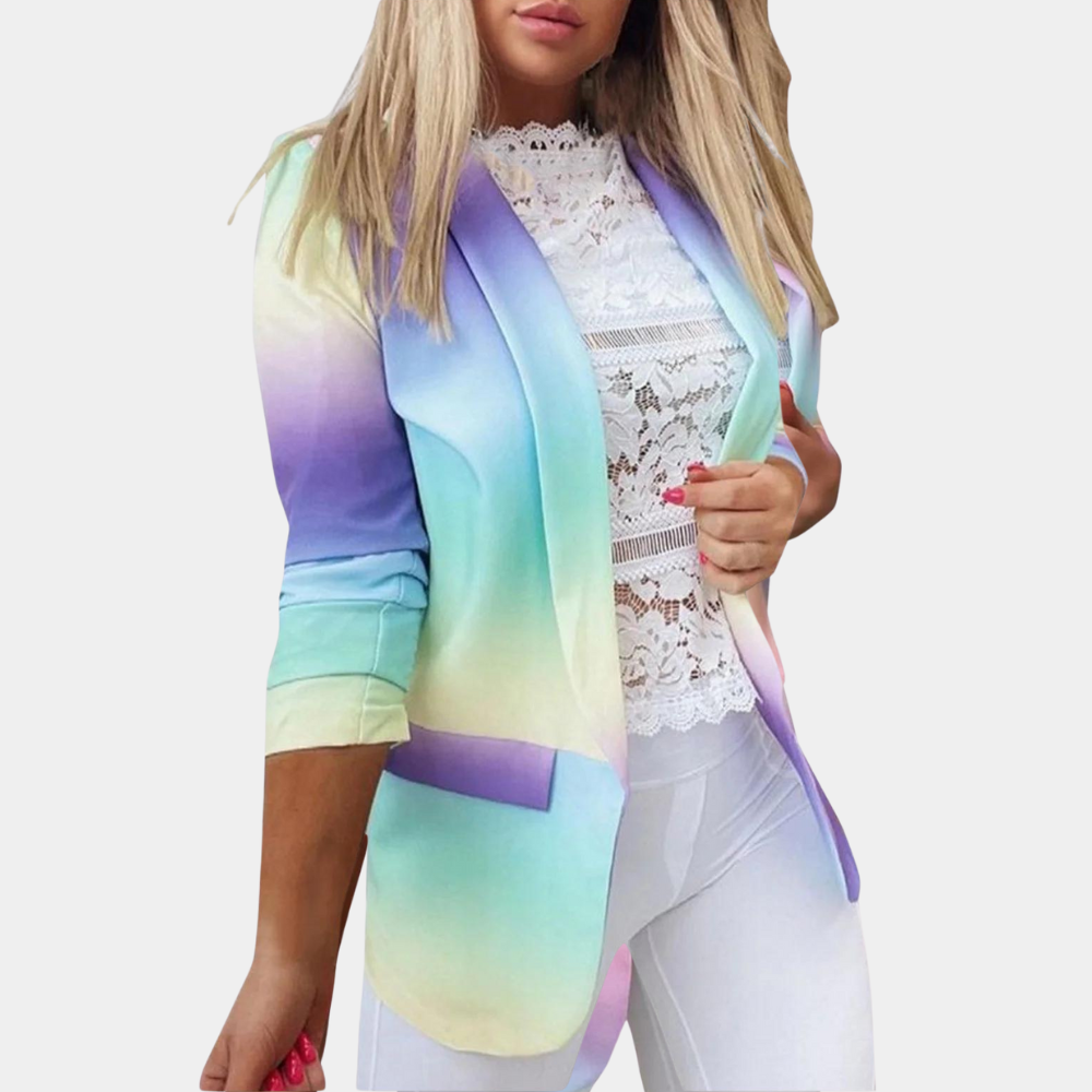 sinead - farverig blazer til kvinder