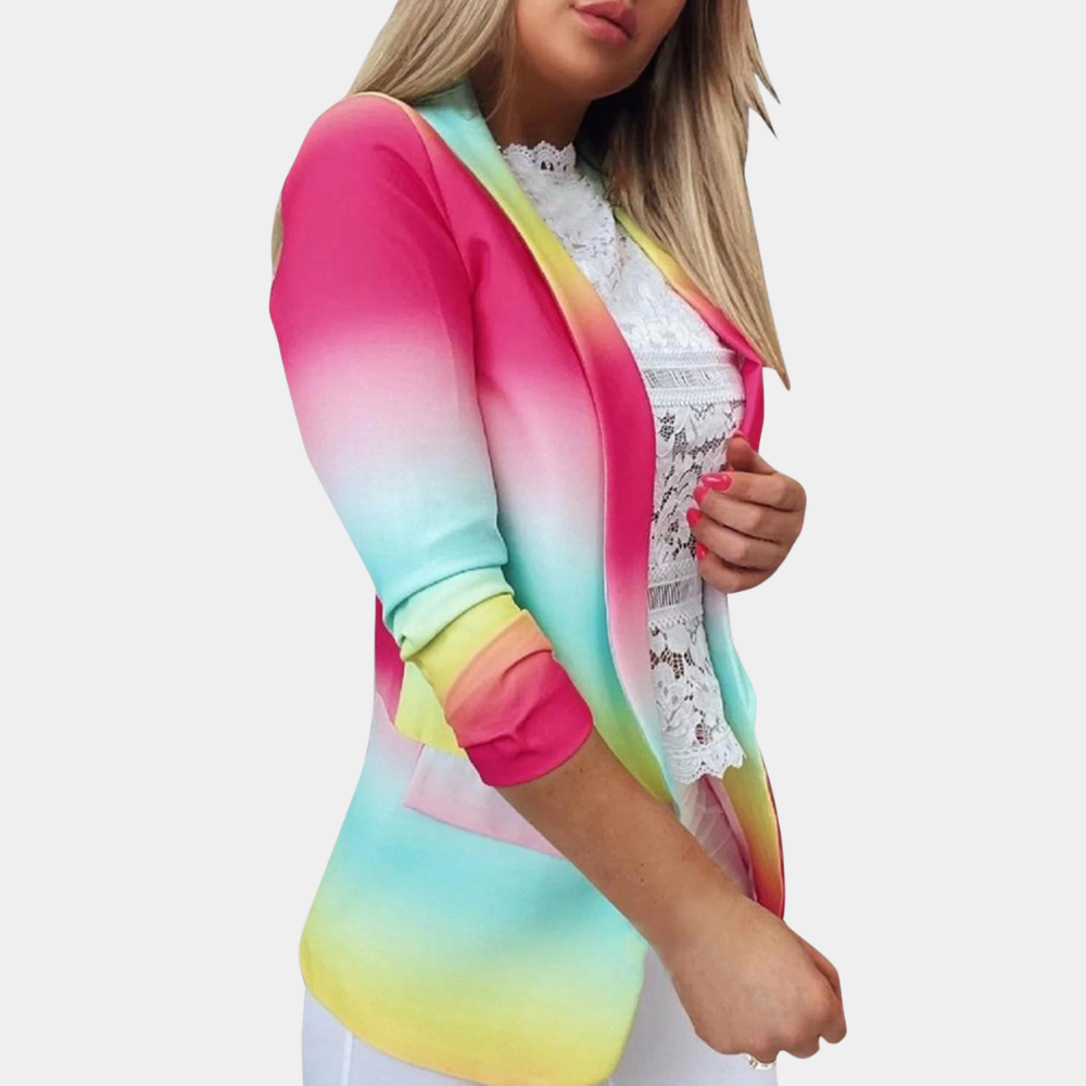 sinead - farverig blazer til kvinder