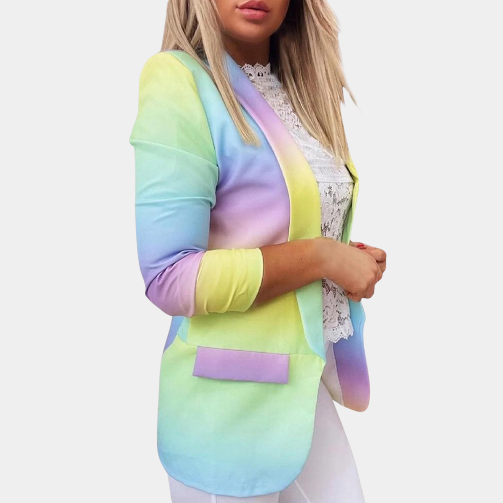 sinead - farverig blazer til kvinder