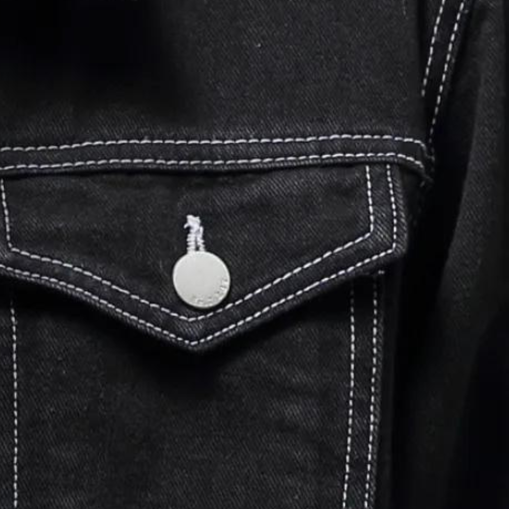darcio – varm og stilfuld denim vinterjakke til mænd