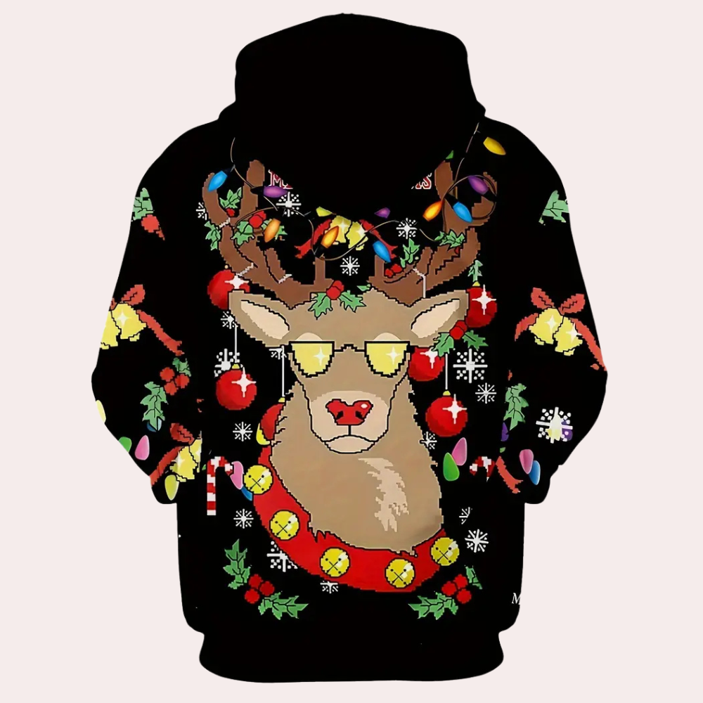topher - uformel jule hoodie til mænd