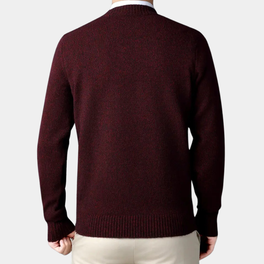 harrick - sofistikeret strikket sweater til mænd