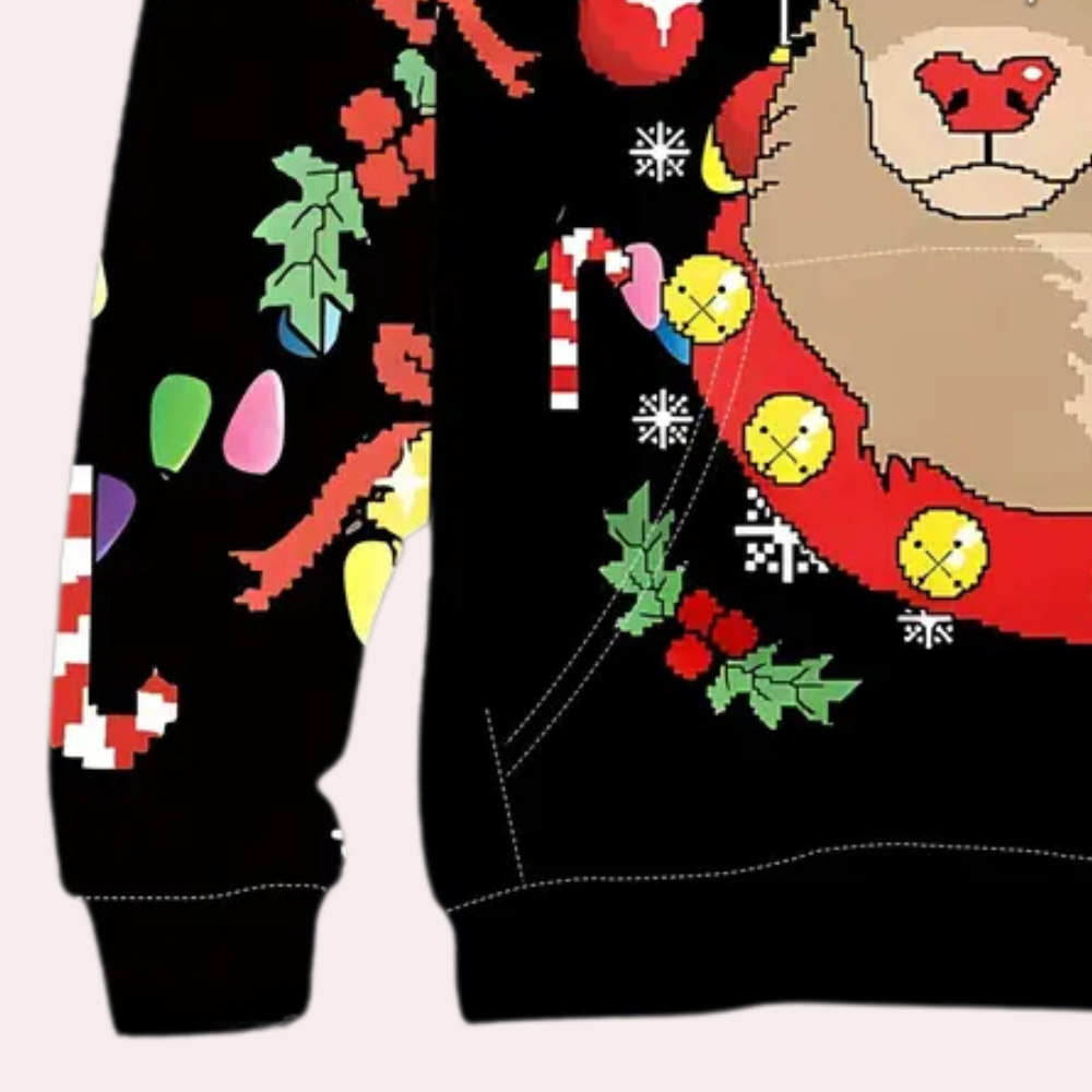 topher - uformel jule hoodie til mænd
