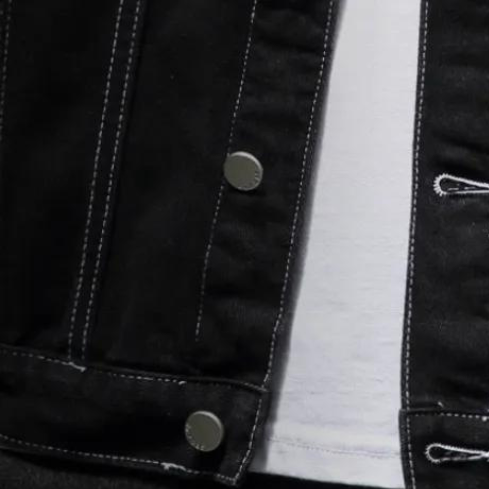 darcio – varm og stilfuld denim vinterjakke til mænd